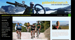 Desktop Screenshot of goldenbiketours.ch